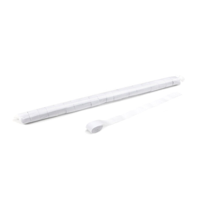 MagicFX - Streamers 10 m x 2,5 cm - White